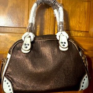 Whiting and Davis Canvas & Mesh Purse NWT